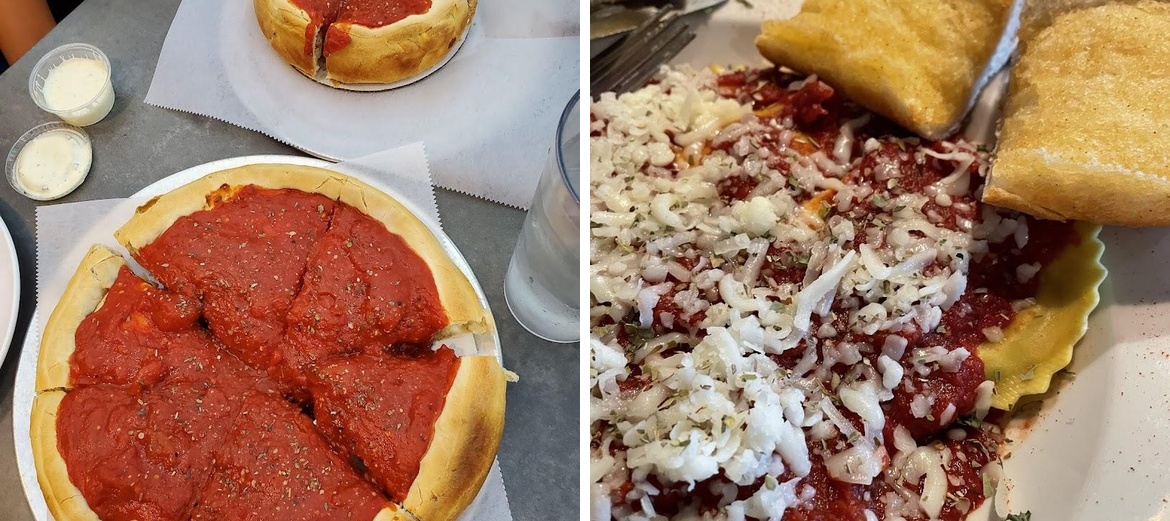 Boonie's Chicago Style Pizza Menu